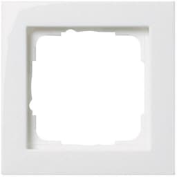 GIRA 1x Täckram E2, Standard 55, System 55 Renvit 0211