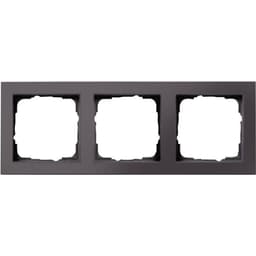 GIRA 3x Täckram E2, Standard 55 Antracit 021323