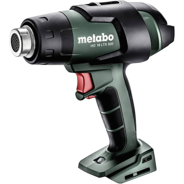 Värmepistol exkl. batteri/laddare Metabo HG 18 LTX 500