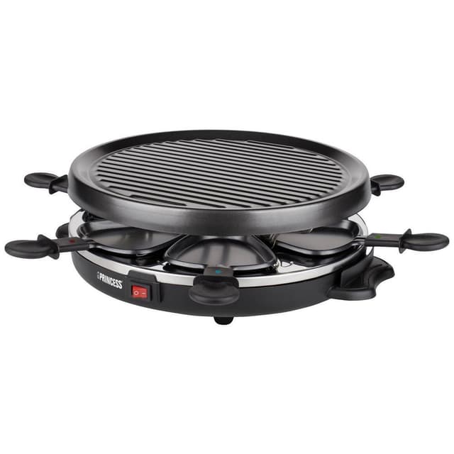 Princess 162725 Raclette 6 pannor Svart