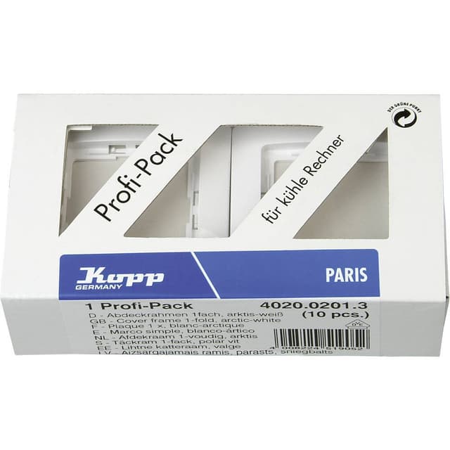 Kopp 1x Täckram Paris Vit 402002013