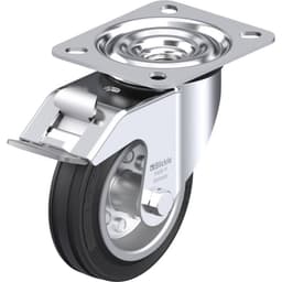 Blickle 281402 Stålplåt-länkhjul, Ø 100 mm med fixering