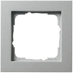 GIRA 1x Täckram E2, Standard 55, System 55 Aluminium