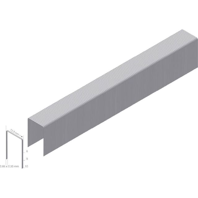 Graffette per Graffettatrice 16mm x 5.7mm - Scatola da 3000 Pz Graffette per Graffettatrice 16mm x 5.7mm - Scatola da 3000 Pz