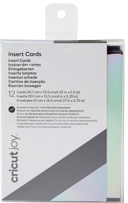 Cricut Joy A2 Black/Holo instickskort (12-pack )
