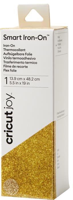 Cricut Joy Smart Iron-On 14x48 cm (gull m/ glitter)