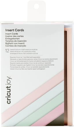 Cricut Joy Macaroons A6 kortti-insertit (12 kpl)