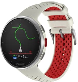 Polar Pacer Pro sportsur S/L (hvid/rød)