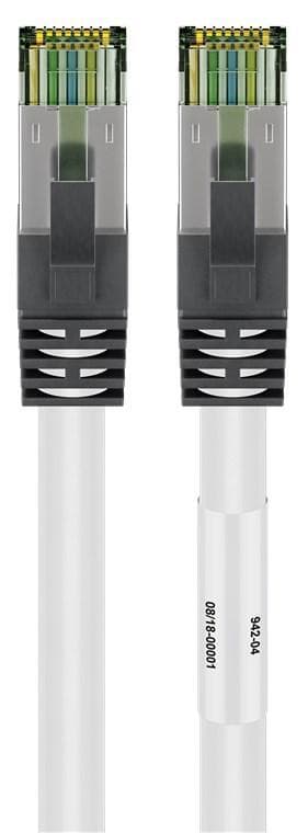 Goobay RJ45 (CAT 6A, 500 MHz) patch-kaapeli CAT 8.1 S / FTP-raakakaapelilla, 15292