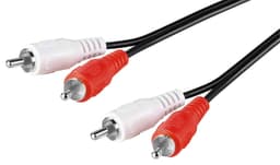 Stereo RCA-kabel 2x RCA  skjermet