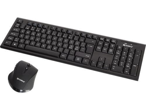 Wireless Office Desktop Set, Black (Nordic)