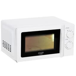 Adler Mikrovågsugn AD 6205 Fristående, 700 W, Vit, 5, Avfrostning, 20