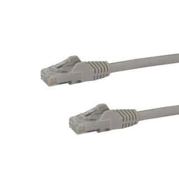 StarTech.com Cat6 patchkabel med hakfria RJ45-kontakter - 30,4 m, grå,