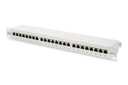 Digitus Patch Panel DN-91624S Vit, 48,2 x 4,4 x 10,9 cm, Kategori: CAT