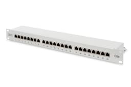 Digitus Patch Panel DN-91524S Vit, 48,2 x 4,4 x 10,9 cm, Kategori: CAT