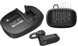 Navitel -monitoimiset Bluetooth -kuulokkeet Solar Car BT Handsfree -laite, Bluetooth, musta, latausilmaisin