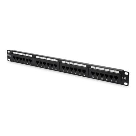 Digitus Patch Panel DN-91624U Svart, 48,2 x 4,4 x 10,9 cm, Kategori: C