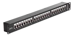 Delock 19 Coupler Patch Panel 24 Port Cat.6