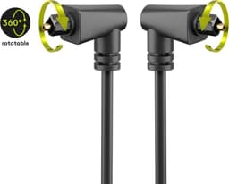 Goobay TOSLINK-kabel 2-fold vinklet og drejeligt
