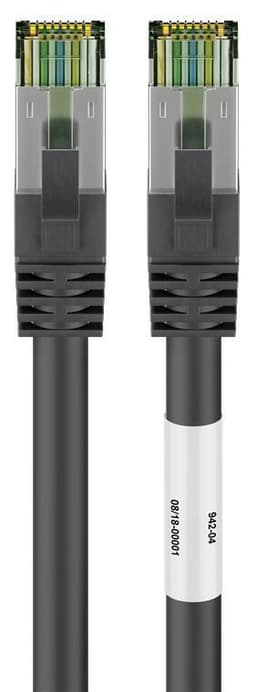 Goobay RJ45 (CAT 6A, 500 MHz) patchkabel med CAT 8.1 S/FTP rå kabel, s