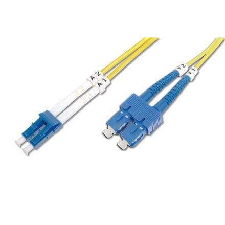 Digitus FO patchledning, duplex, LC til SC SM OS2 09/125 µ, 3 m