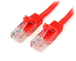 StarTech.com Cat5e patchkabel med hakfria RJ45-kontakter – 3 m, röd, 3