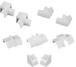 D-LINE tilkoblingspakke for kabler (hvit)