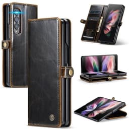 CaseMe mobilplånbok 3-kort Samsung Galaxy Z Fold 3  - Brun