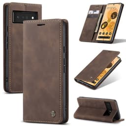 CaseMe Smart FlipCase Google Pixel 6 Pro  - kahvi