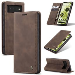 CaseMe Smart FlipCase Google Pixel 6  - kahvi