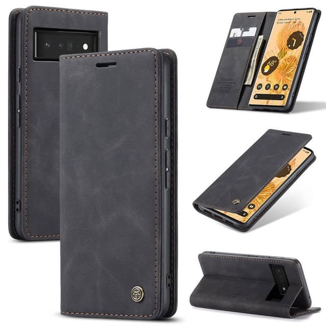CaseMe Smart FlipCase Google Pixel 6 Pro  - musta