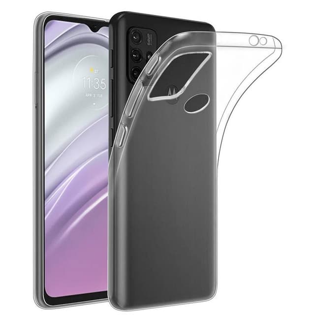 Silikonikotelo läpinäkyvä Motorola Moto G20