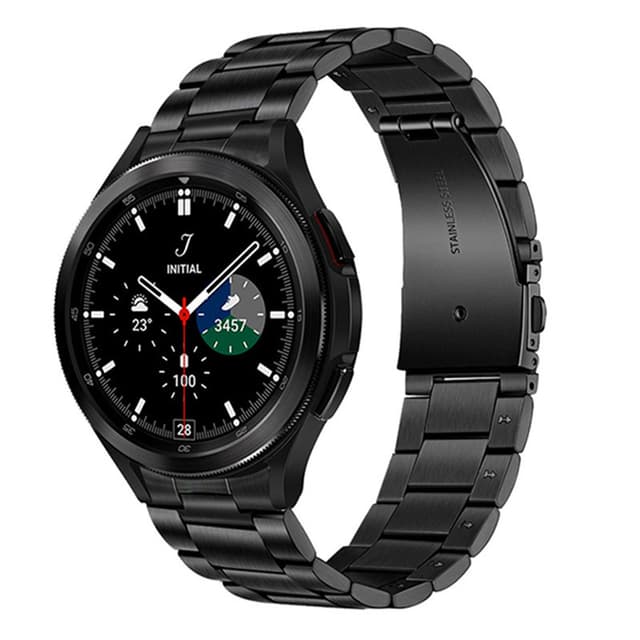 Armbånd RSF Stål No-Gap Samsung Galaxy Watch 4 Classic (42mm) - Sort