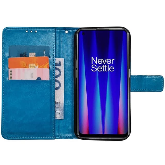 Lompakkokotelo 3-kortti OnePlus Nord CE 2 5G - Vaaleansininen