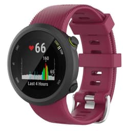 Sport Armband Silikon Garmin Forerunner 45 Plus - Vinröd