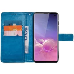 Mobil lommebok 3-kort Samsung Galaxy S10 - Lyseblå