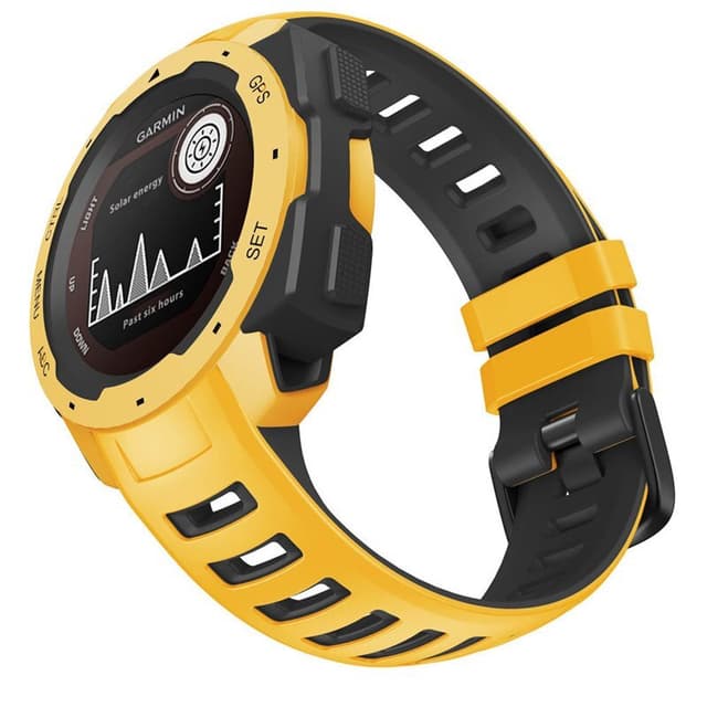 Twin Sport Armbånd Garmin Instinct 2 - Gul/sort