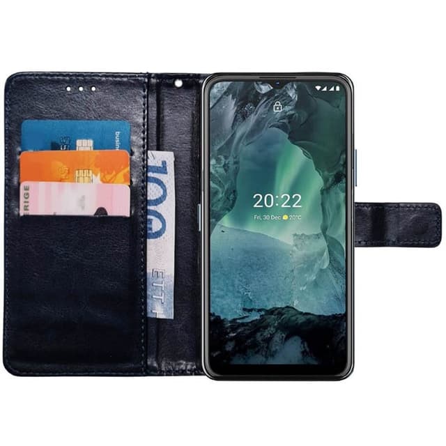 Wallet cover 3-kort Nokia G21 - Mørkeblå
