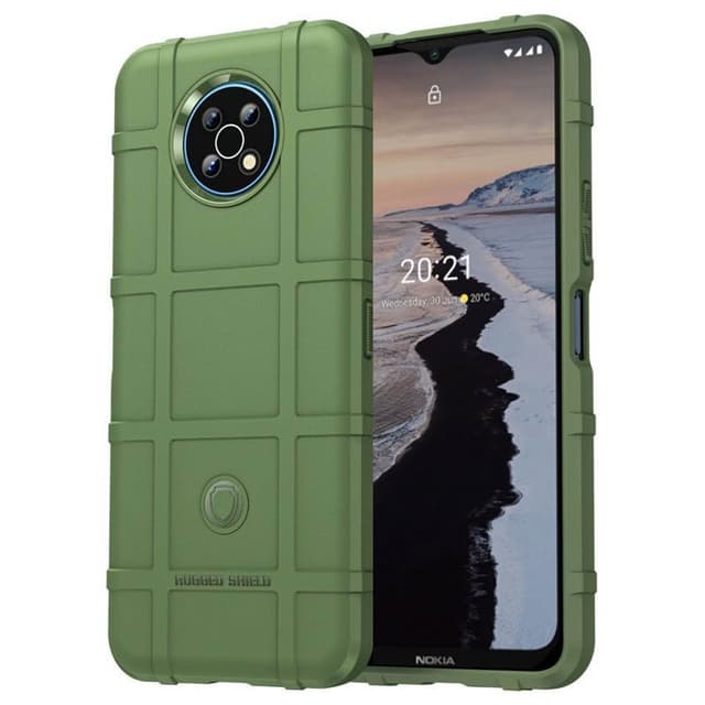 Rugged Shield cover Nokia G10 - Grøn