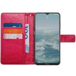 Mobilplånbok 3-kort Nokia G20 - Rosa