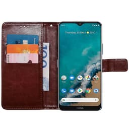 Wallet cover 3-kort Nokia G50 - Brun