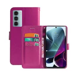 Lompakkokotelo 3-kortti Motorola Edge S30  - pinkki
