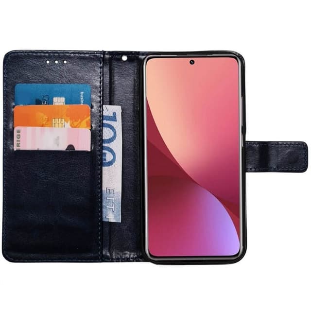 Mobilplånbok 3-kort Xiaomi 12 Pro - Mörkblå