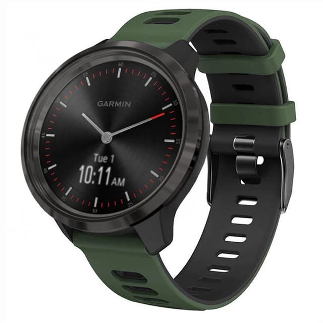 Twin Sport Armbånd Garmin Vivomove 3 - Grøn/sort