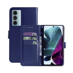 Lommebokdeksel 3-kort Motorola Edge S30  - Mørke blå