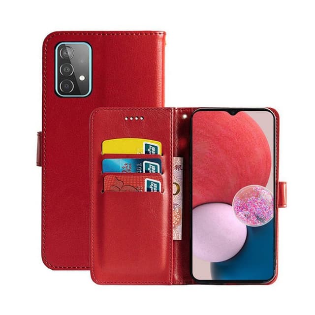 Mobil lommebok 3-kort Samsung Galaxy A13 4G - Rød