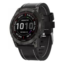 Läder Armband Garmin Fenix 7X - Svart