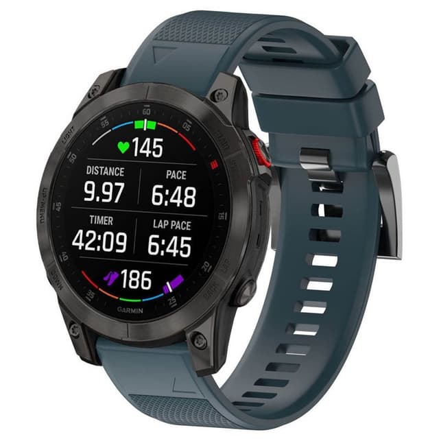Sport Rannekoru Garmin Epix 2 - Harmaa sininen
