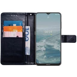 Lompakkokotelo 3-kortti Nokia G20 - Tummansininen