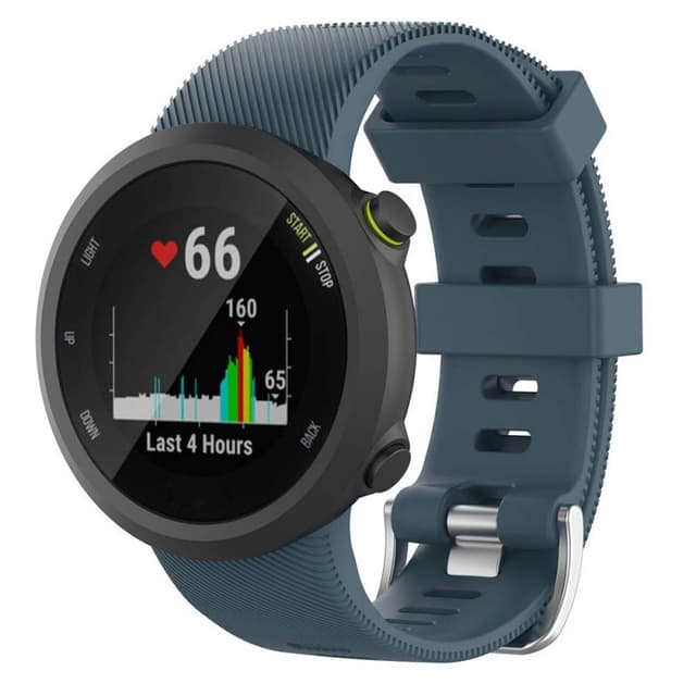 Sport armbånd silikon Garmin Forerunner 45 Plus - Gråblå